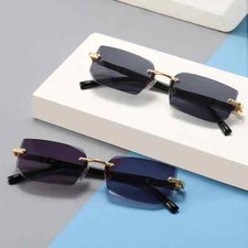 Fashion Rimless Sunglasses Men Women Populare Frameless Sun Glasses Male Female