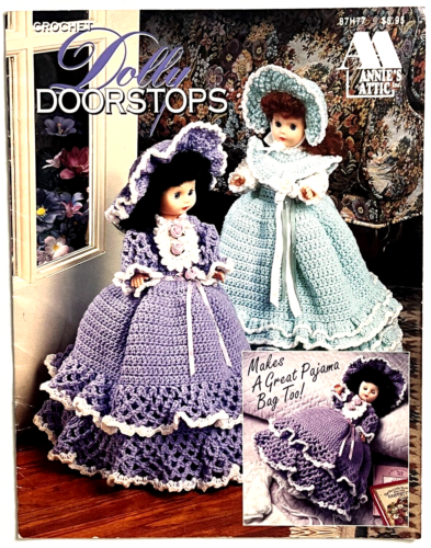 Adorable Dolly Door Stops Portes Sac Pyjama Poupées Crochet Modèles Livre 5 Des - Photo 1 sur 2