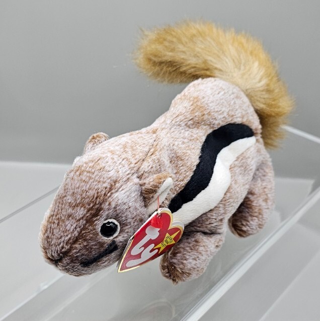 TY Beanie Baby Chipper the Chipmunk Bean bag Plush Soft Toy Retired Vintage 1999