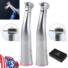 NSK Style LED Dental Electric Handpiece 1:5 Contra Angle Fiber Optic High Speed