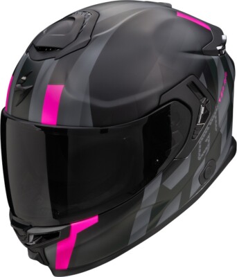 MOTORRADHELM INTEGRALFASER SCORPION EXO GT SP AIR TOURADVEN BLACK PINK GR M