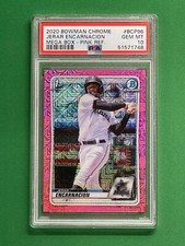2020 Bowman Chrome Jerar Encarnacion Mega Box Pink Refractor #BCP96 PSA 10