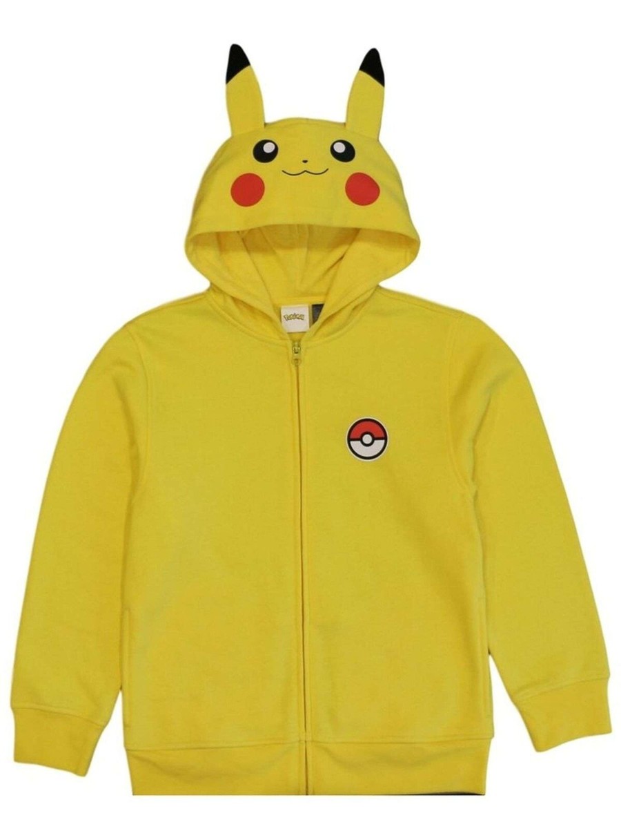 POKEMON PIKACHU Boys FULL ZIP UP Sweater Size XL | eBay