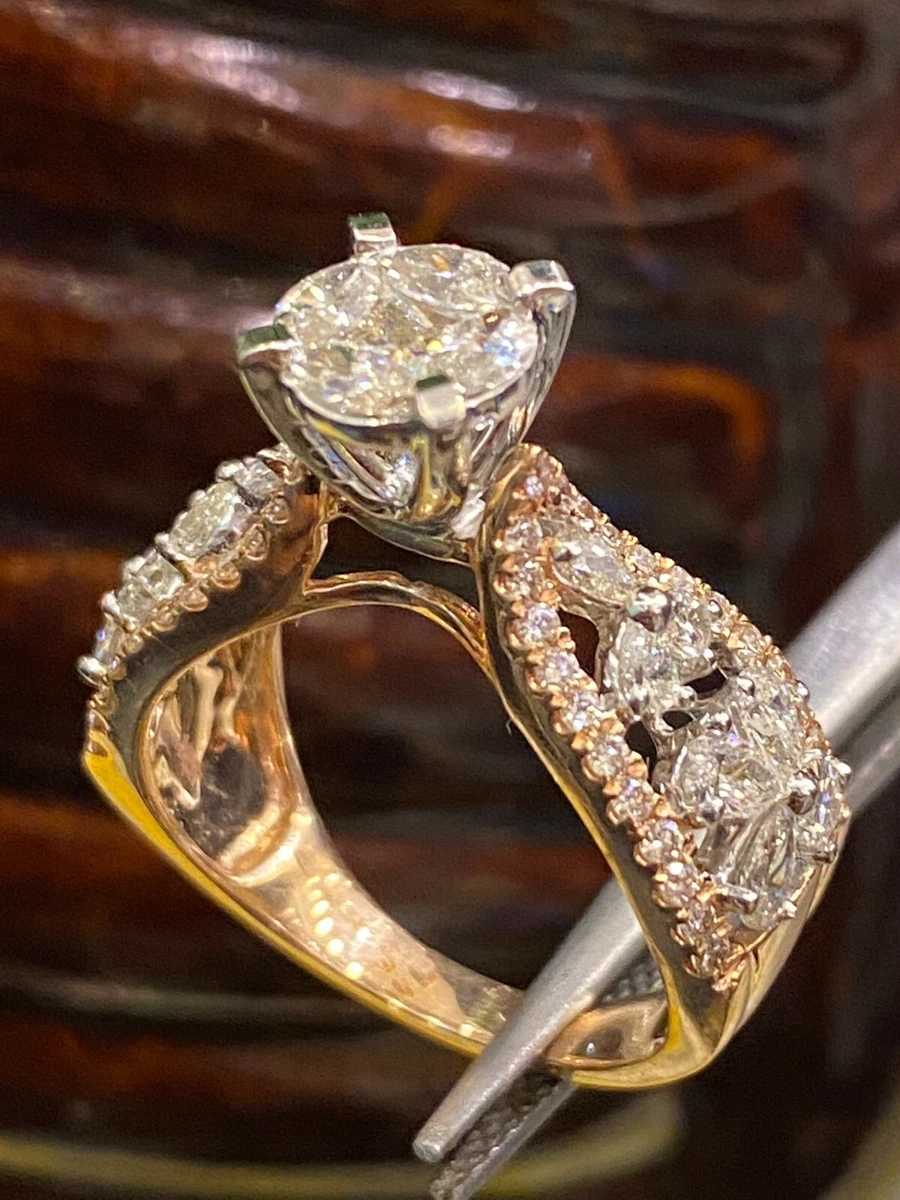 2.08 Cts Pear Marquise Round Princess Cut Diamonds Anniversary