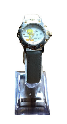 Tweety Bird Looney Tunes Womens Watch Gold Silver Tone White  display picture 3