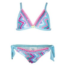 pate de sable Girls Bikini In Blue Fish Age 8 Years RRP �90