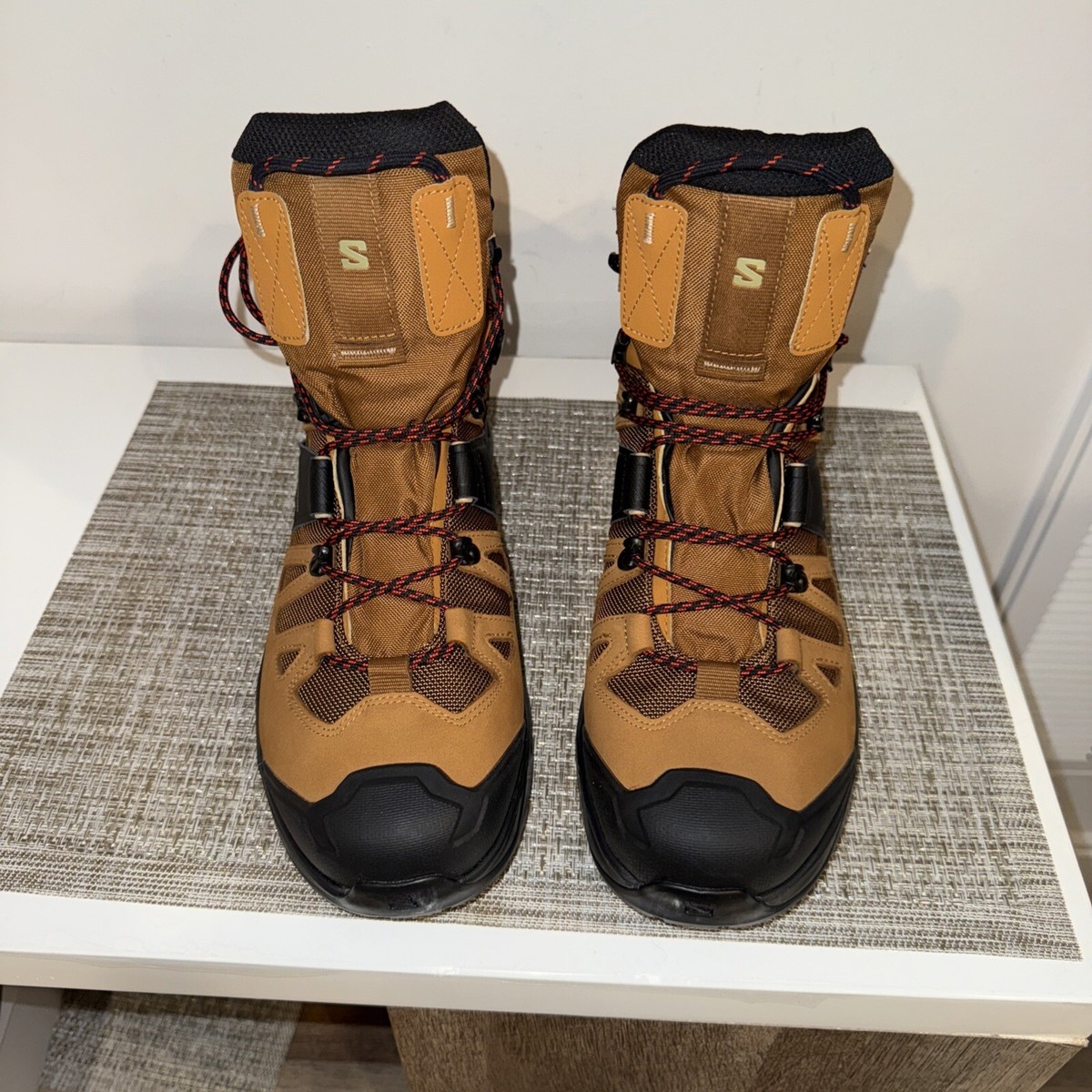 Salomon Quest 4 GTX 471564 Mens Brown Lace Up Waterproof Hiking