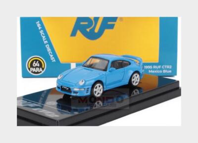 1:64 PARAGON Porsche 911 993 Ruf Ctr 2 Coupe Lhd 1995 Blue PA-55377 Modellbau