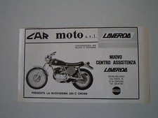 advertising Pubblicità 1973 MOTO LAVERDA 250 C CROSS