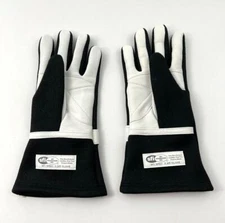 CZR RACING RACING SFI GLOVES FLAME RETARDANT LARGE BLACK BKL