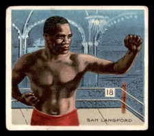 1910 T218 Champions Boxing #84 Sam Langford (Boxer) GD *e5