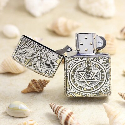 Genuine Zippo Lighter Vintage Unique Windproof Armor Lighters