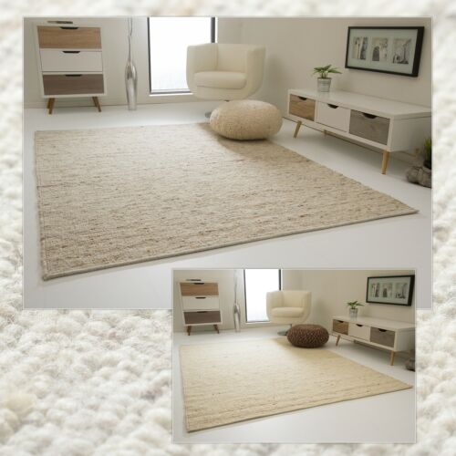 Handwoven carpet Landshut made of 100% virgin wool - 2 colors / 12 sizes - Picture 1 of 12