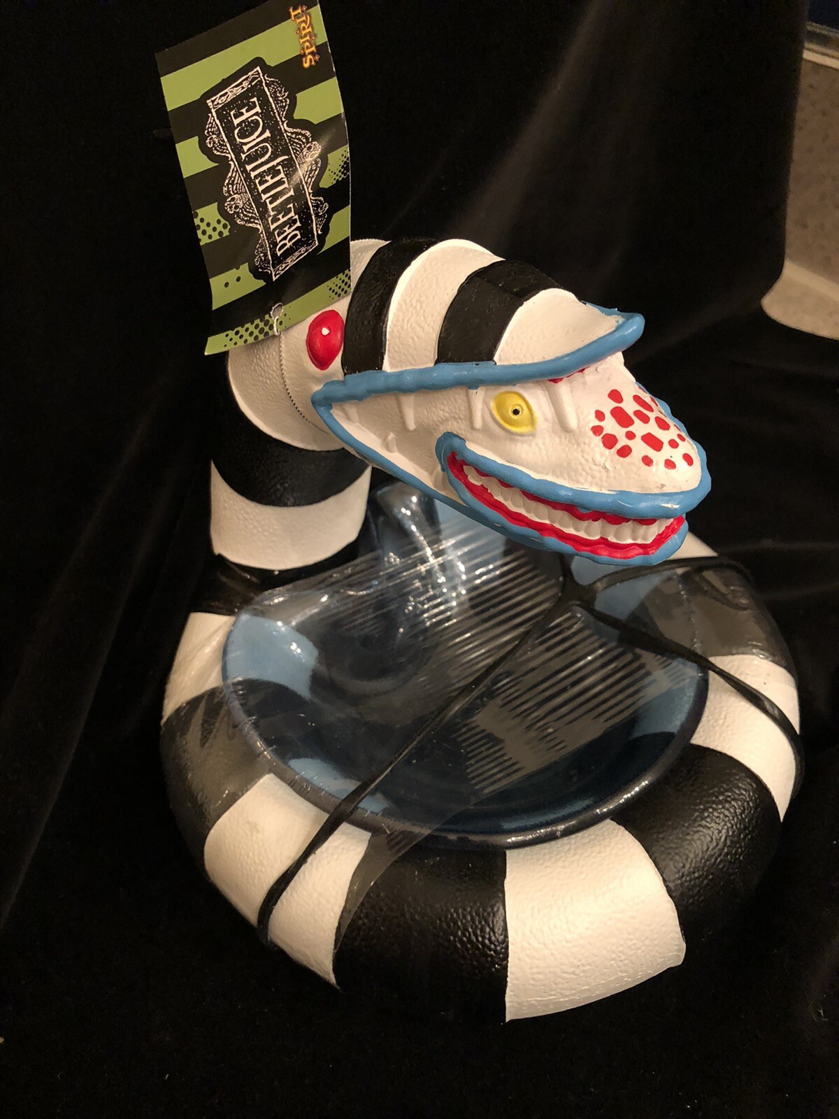 NEW BEETLEJUICE 8"x8" Sandworm CANDY DISH Classic Beetlejuice Worm