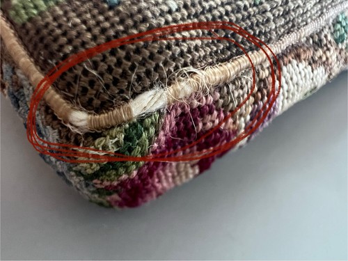 Antike Petit Point Geldbörse, um 1900 - Bild 15 von 15
