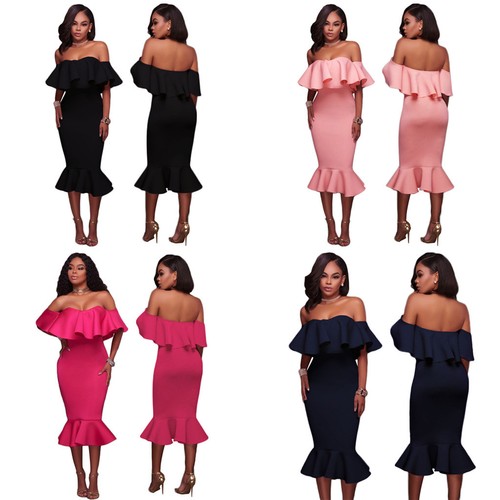 bodycon mermaid midi dress