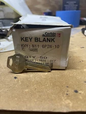 HOT HOT DEAL! Corbin Russwin N11-6PIN-10 Key Blank Box of 50 - Free Shipping!