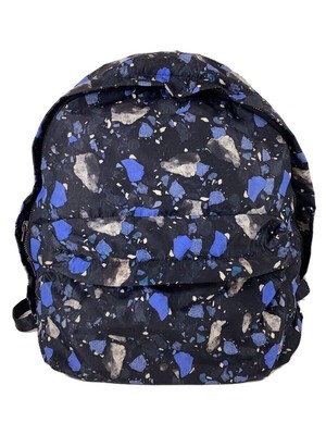 Acne Studios nylon backpack rucksack Black OLOV TERRAZZO AW14 Used