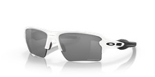 Oakley Flak 2.0 XL Polished White / Prizm Black Polarized 59 mm Sunglasses