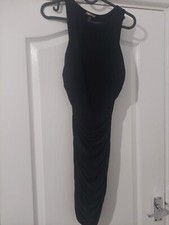 pink vanilla black sleevles dress