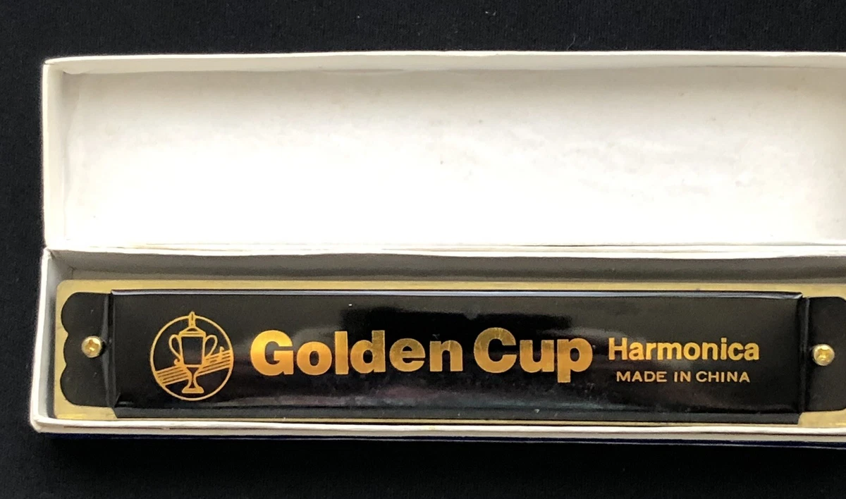 Golden 2024 cup harmonica