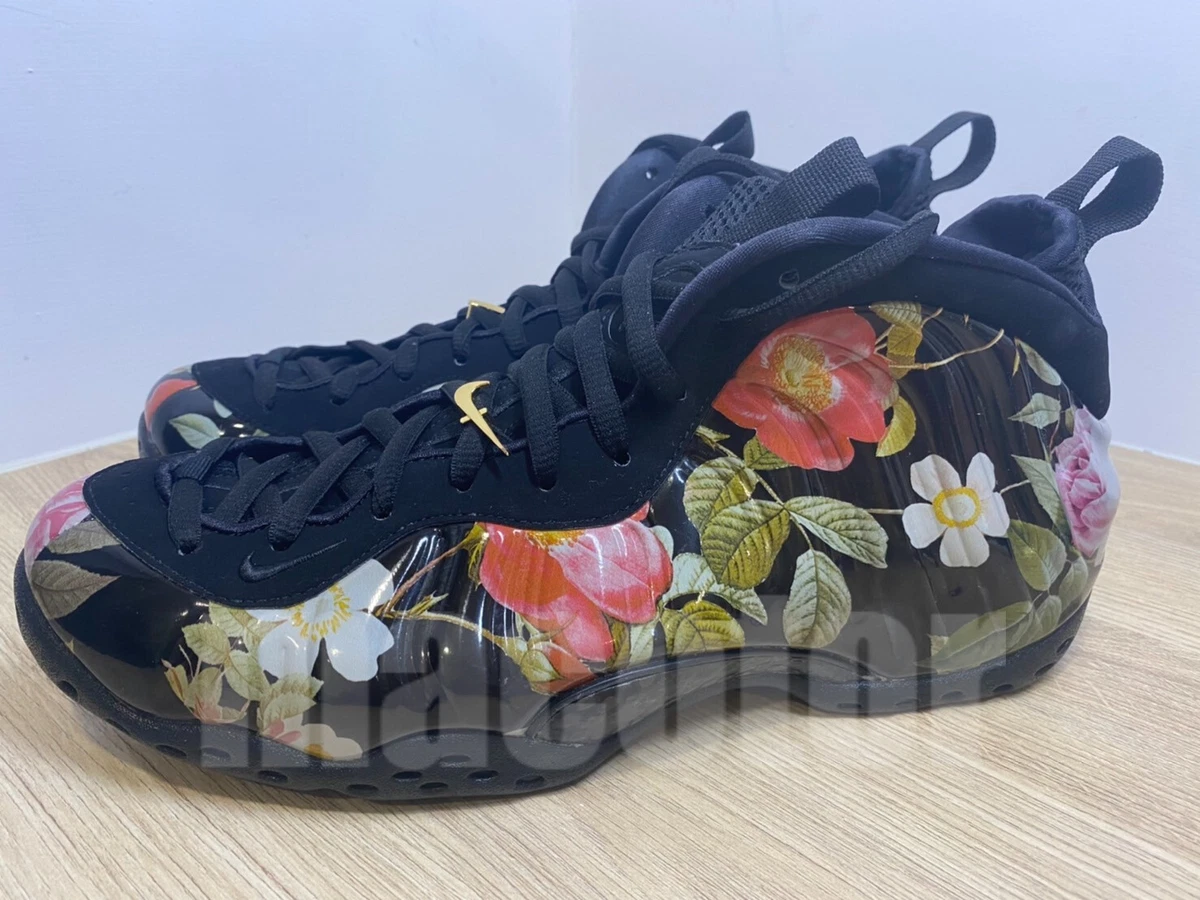 2019 Nike Air Foamposite One Black Floral 314996-012 Penny Men Sz 10 RARE