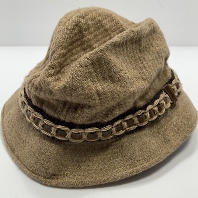 Vintage Stetson Tweed Fedora United Hatter Cap Hat Men display picture 2