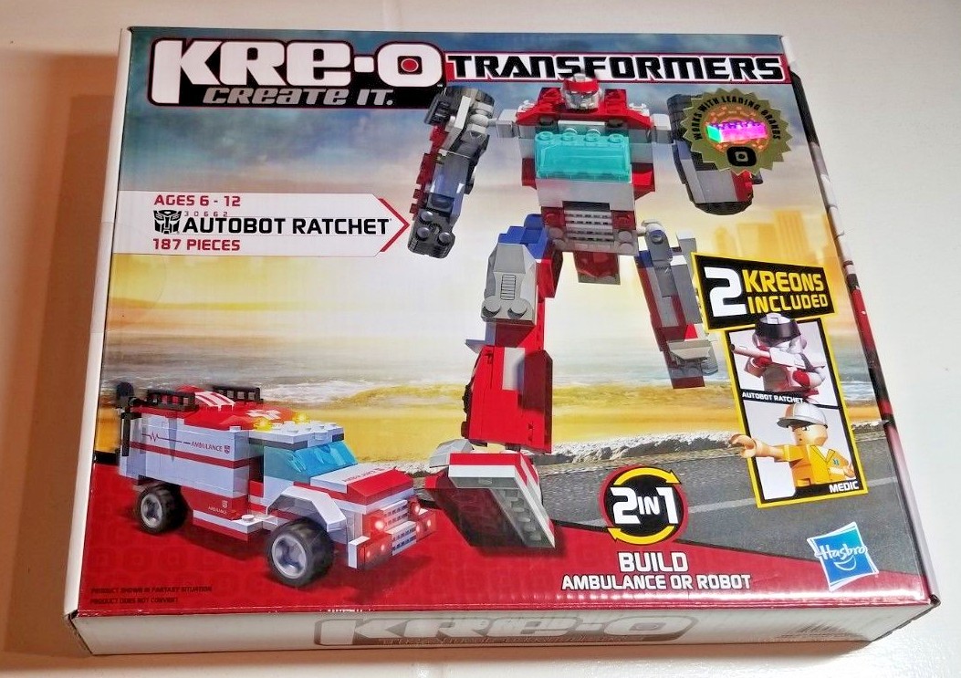 NEW Kreo Transformers Autobot Ratchet Building Set Kreo 30662