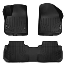 Smartliner Black 1st & 2nd Row Floor Liners for Cadillac XT5