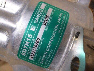 OEM Sanden A/C COMPRESSOR SD7H15 24V S8126 , 4310-01-548-3307 | eBay