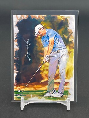 2016 Edward Vela Limited Edition Jordan Spieth #2 #'D/25 - Autograph 