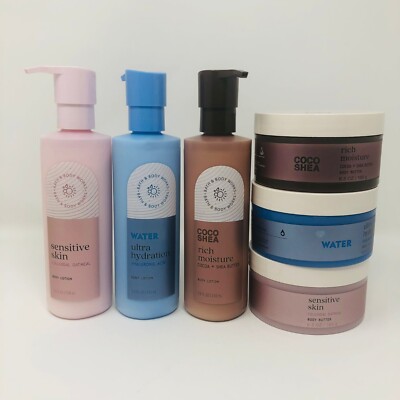 Bath & Body Works Body Butter & Lotion COCO SHEA/WATER/SENSETIVE SKIN *WELLNESS