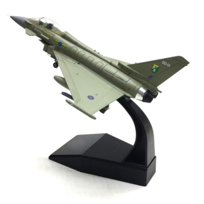 Maquette Avion De Chasse Eurofighter Typhoon EF-2000 1:100 - 16 Cm - Alliage Et Plastique