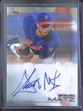 2016 Topps Finest Auto #FA-SMA Steven Matz