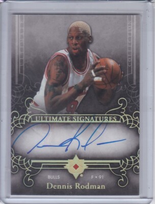 dennis rodman ultimate signature auto 2006-07 ULTIMETE COLLECTION