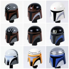 Clone Army Customs MANDALORIAN HELMET for SW Minifigures -Pick Color!-