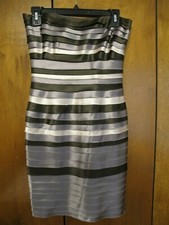 BCBGMAXAZRIA women's multicolored evening dress size 2 