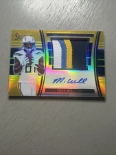2017 Select Mike Williams RC Patch Auto Gold Prizm #8/10