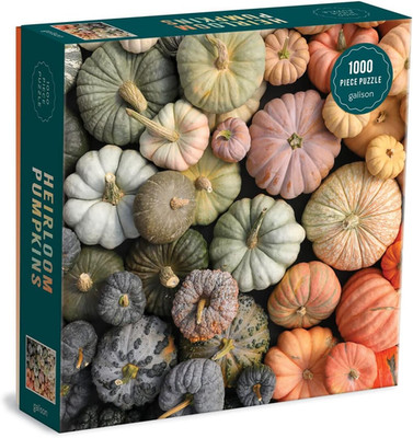 Galison Heirloom Pumpkins Jigsaw Puzzle, 1000 Pieces, NEW SEALED SHIPS FAST