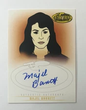 Star Trek Animated Adventures Majel Barrett Number One Autograph Auto Card A32