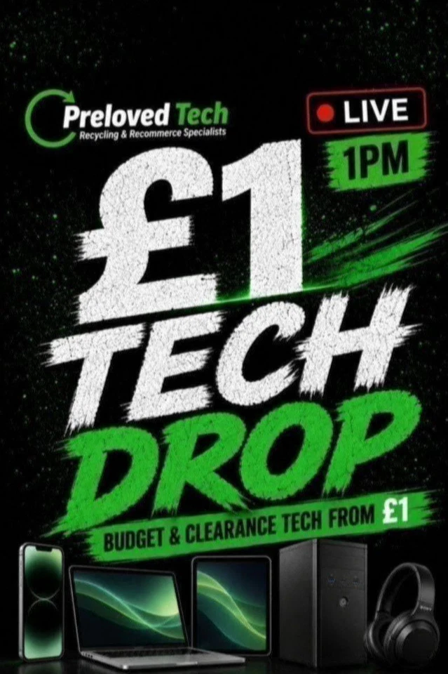Clearance Tech | £1 Starts 60s Auctions | Mobiles, Laptops, Tablets + More