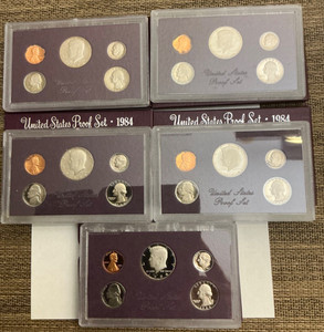 1984 S Proof Coin Sets