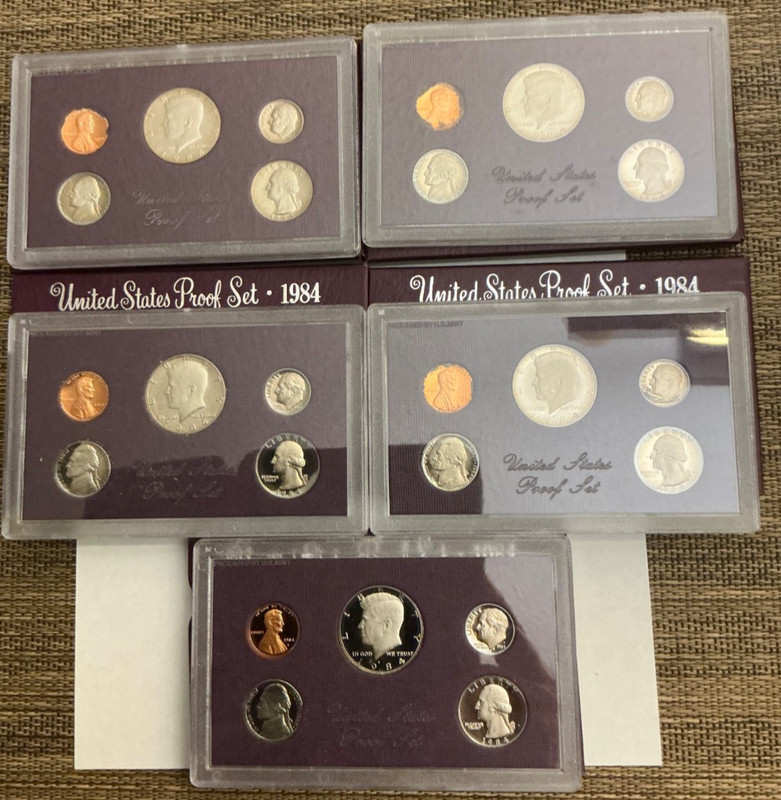 1984 S Proof Coin Sets