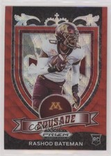2021 Panini Prizm Draft Picks Crusade Ruby Wave Prizm Rashod Bateman #166 0lt3
