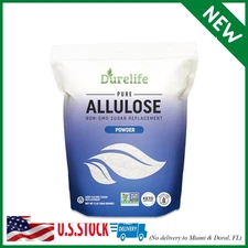 Durelife Allulose sweetener, 3 lb 100% Pure No Erythritol powdered Sugar Substit