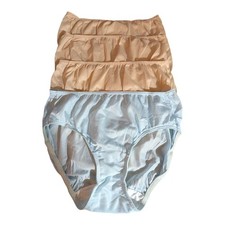 Vtg Sears Very Impressive Panty Set 4 Panties Size S Nylon/Silky Granny Briefs