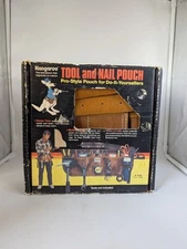 Kangaroo Leathercraft Leather Toolbelt  #K-428 Tool & Nail Pouch - New Old Stock