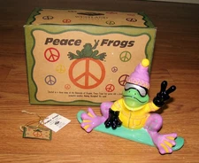 Peace Frogs, SNOWBOARDER FROG (Westland, 18840) Ceramic
