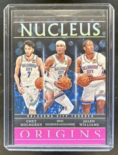2024-25 Origins Williams Shai Gilgeous-Alexander Chet Holmgren Nucleus Pink #/99