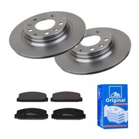 ATE Bremsscheiben Ø280MM + BremsbelÄGe Hinten FÜR Mazda 6 626 V Premacy 323 F